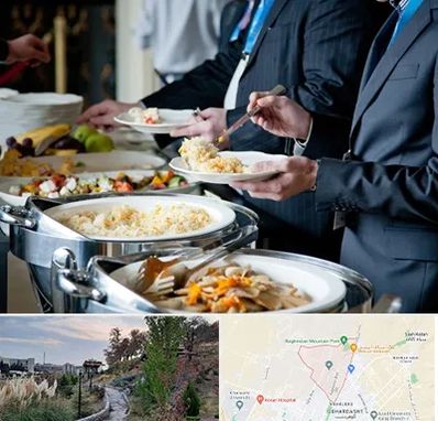 تهیه غذای سازمانی در باغستان کرج 