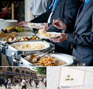 تهیه غذای سازمانی در بازار تهران