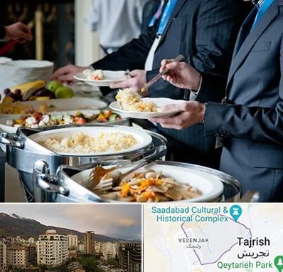 تهیه غذای سازمانی در زعفرانیه 