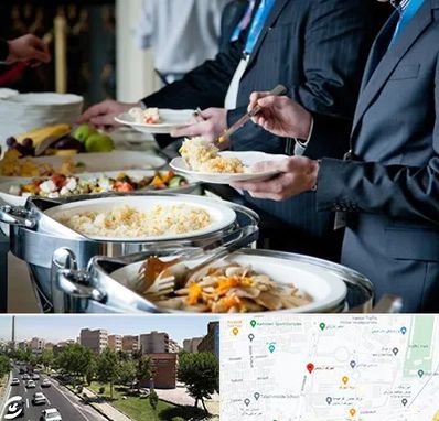 تهیه غذای سازمانی در شهرک آزمایش 