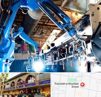 ماشین آلات صنعتی در 15 خرداد