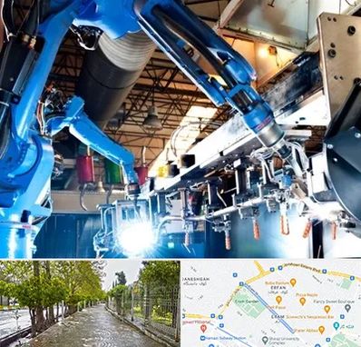 ماشین آلات صنعتی در خیابان ارم شیراز 