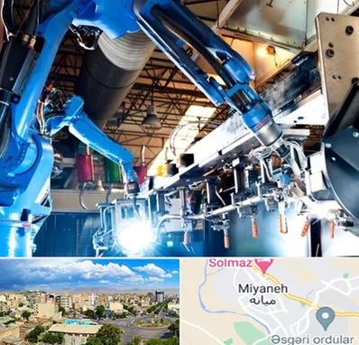 ماشین آلات صنعتی در میانه