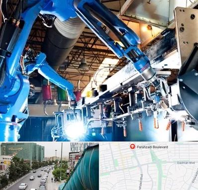 ماشین آلات صنعتی در بلوار فرحزادی