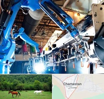 ماشین آلات صنعتی در چمستان