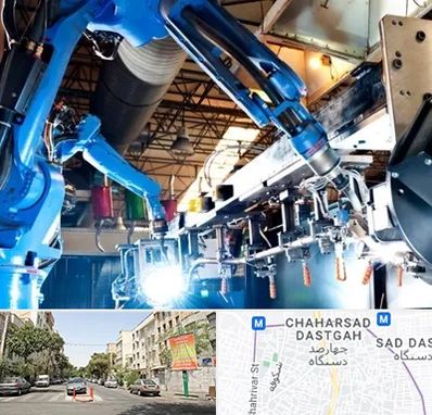 ماشین آلات صنعتی در چهارصد دستگاه 