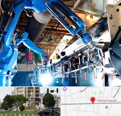 ماشین آلات صنعتی در میدان فردوسی تهران