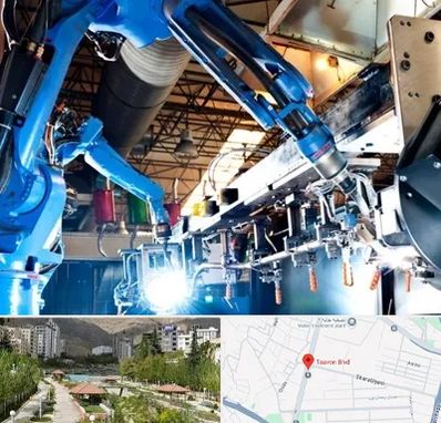 ماشین آلات صنعتی در بلوار تعاون