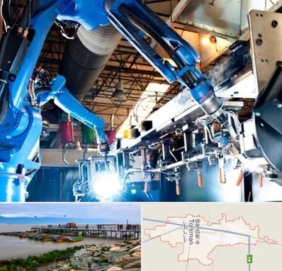 ماشین آلات صنعتی در بندر ترکمن