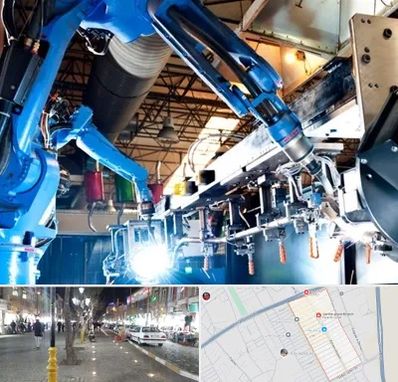 ماشین آلات صنعتی در باغ فیض اسلامشهر