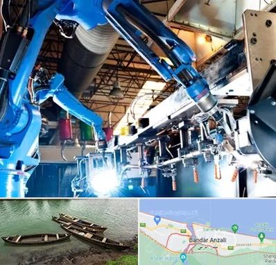 ماشین آلات صنعتی در بندر انزلی