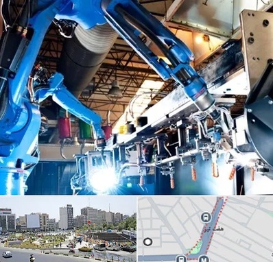 ماشین آلات صنعتی در هفت تیر