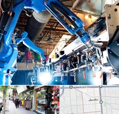 ماشین آلات صنعتی در سلسبیل