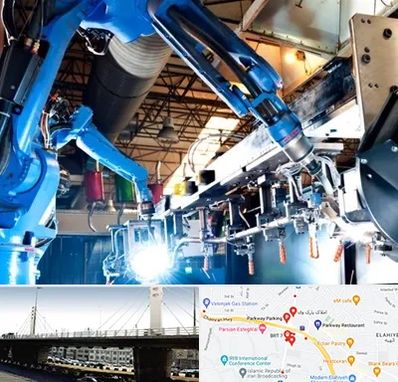 ماشین آلات صنعتی در پارک وی 