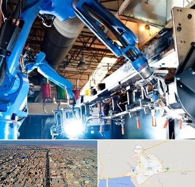 ماشین آلات صنعتی در بندر ماهشهر