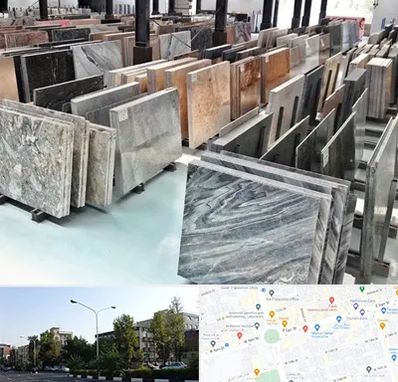 فروش سنگ نما در میدان کاج