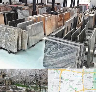 فروش سنگ نما در باغ فیض