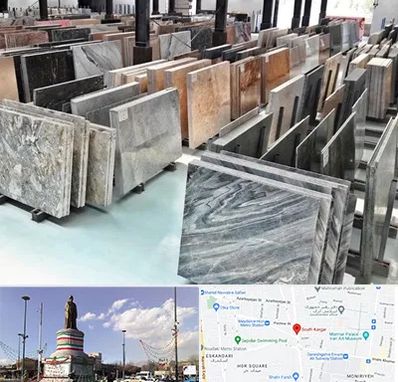 فروش سنگ نما در کارگر جنوبی