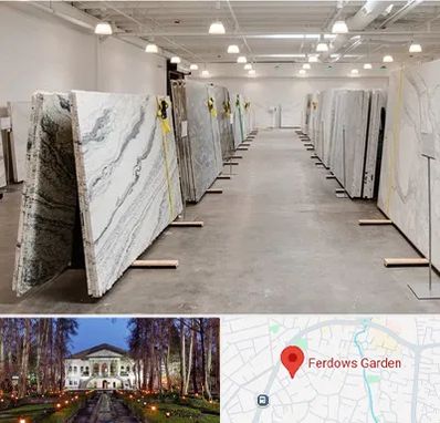 فروش سنگ پله در باغ فردوس