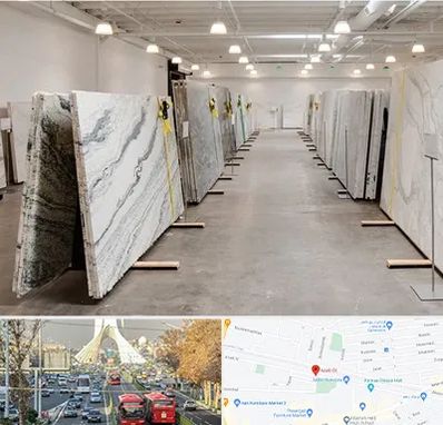 فروش سنگ پله در خیابان آزادی 