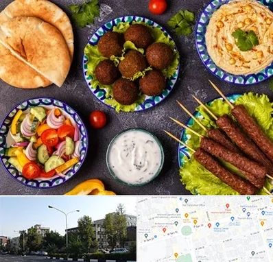 رستوران عربی در میدان کاج 