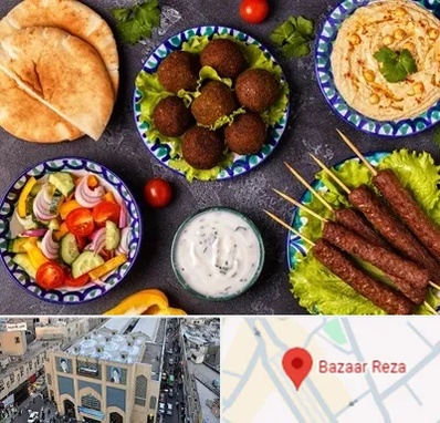 رستوران عربی در بازار رضا مشهد