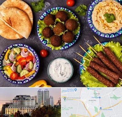 رستوران عربی در فرشته 