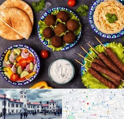 رستوران عربی در میدان شهرداری رشت 