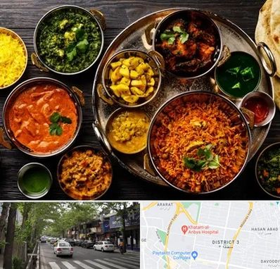 رستوران هندی در ظفر 