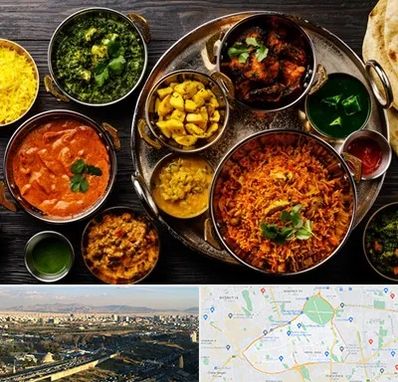 رستوران هندی در منطقه 19 تهران 