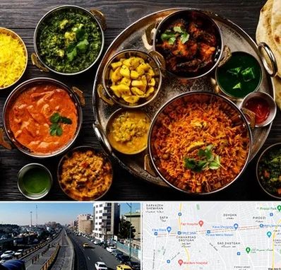 رستوران هندی در پیروزی 