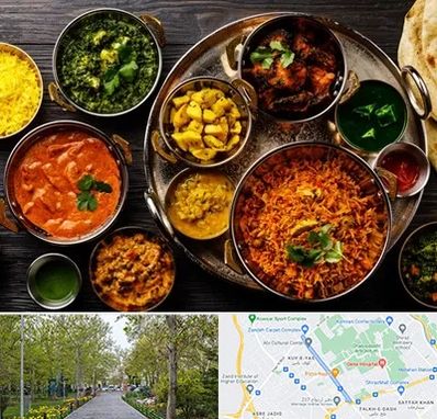 رستوران هندی در قدوسی غربی شیراز 