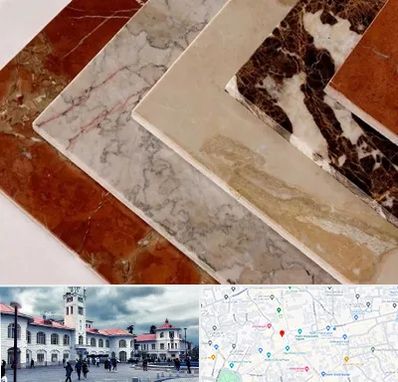 فروش سنگ تراورتن در میدان شهرداری رشت 