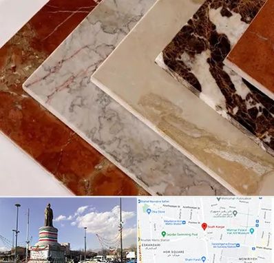 فروش سنگ تراورتن در کارگر جنوبی 