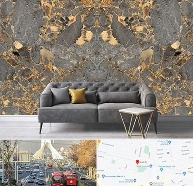 فروش سنگ اسلب در خیابان آزادی 