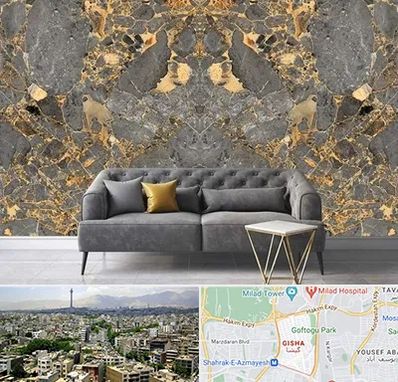 فروش سنگ اسلب در گیشا 