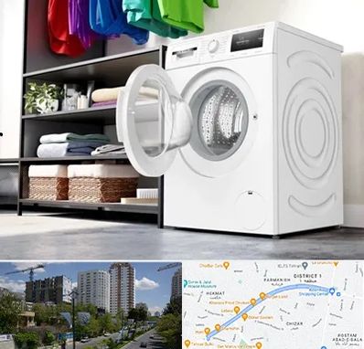 تعمیر ماشین لباسشویی بوش در اندرزگو 