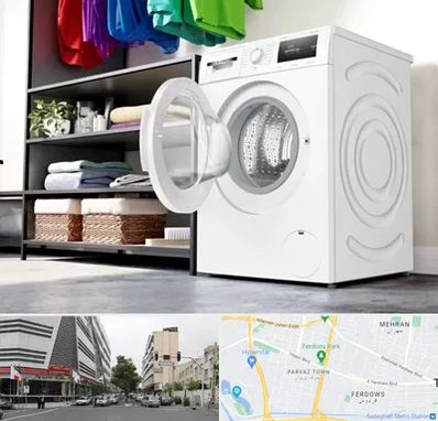 تعمیر ماشین لباسشویی بوش در بلوار فردوس 