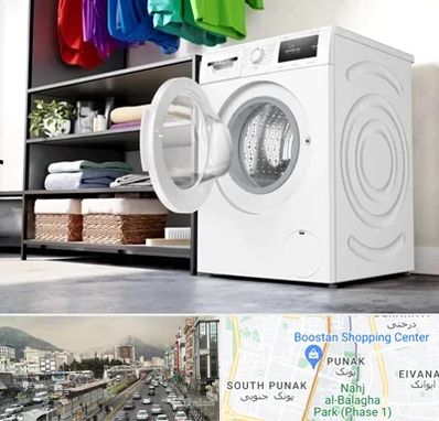تعمیر ماشین لباسشویی بوش در پونک 