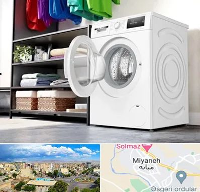 تعمیر ماشین لباسشویی بوش در میانه