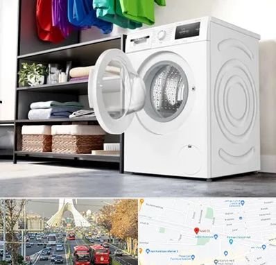 تعمیر ماشین لباسشویی بوش در خیابان آزادی 