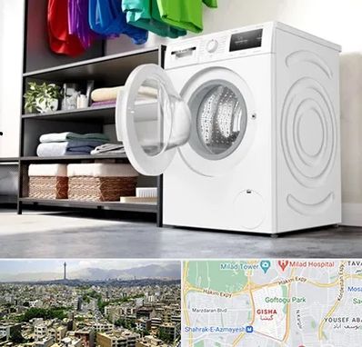 تعمیر ماشین لباسشویی بوش در گیشا 