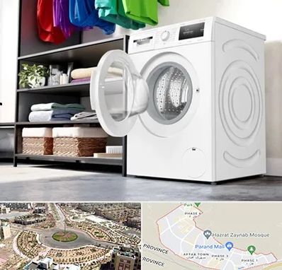 تعمیر ماشین لباسشویی بوش در پرند