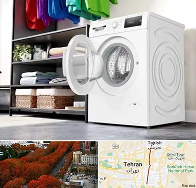 تعمیر ماشین لباسشویی بوش در ولیعصر 