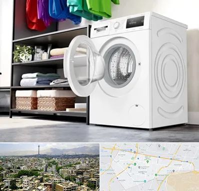 تعمیر ماشین لباسشویی بوش در منطقه 8 تهران 