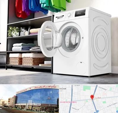 تعمیر ماشین لباسشویی بوش در نصف راه تبریز