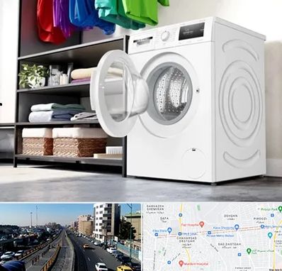 تعمیر ماشین لباسشویی بوش در پیروزی 