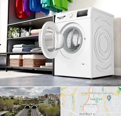 تعمیر ماشین لباسشویی بوش در یوسف آباد 