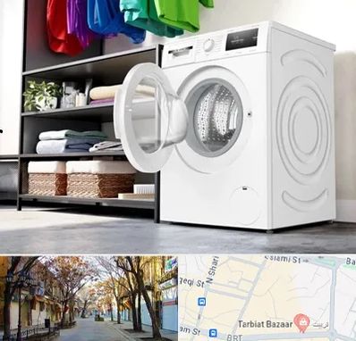 تعمیر ماشین لباسشویی بوش در تربیت تبریز