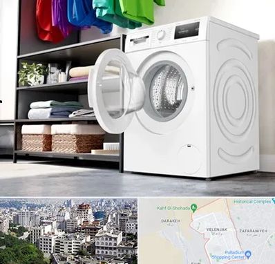 تعمیر ماشین لباسشویی بوش در ولنجک 